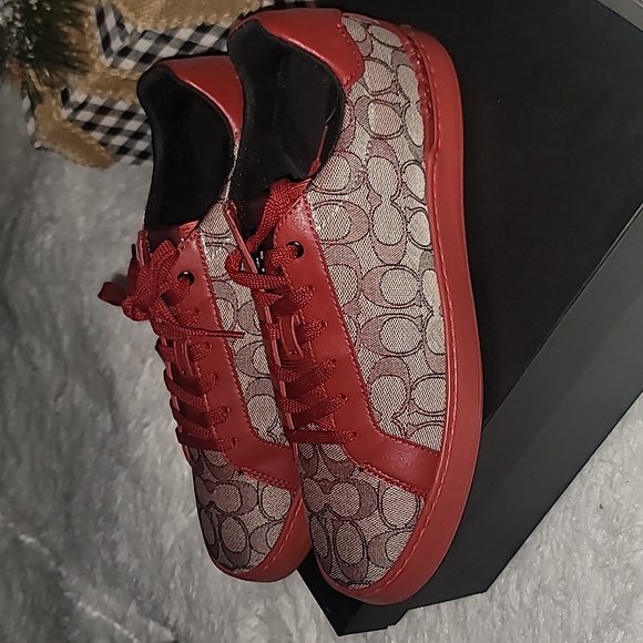 Mens Coach Clip Low Top Sneaker - Picture 3 of 5